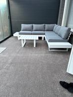 Exterioo Loungehoek met loungetafel en wasbare kussens, Overige materialen, Ophalen of Verzenden, Zo goed als nieuw, Loungeset