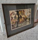 Kunstprint 'Stadsgezicht aan het water', Ophalen