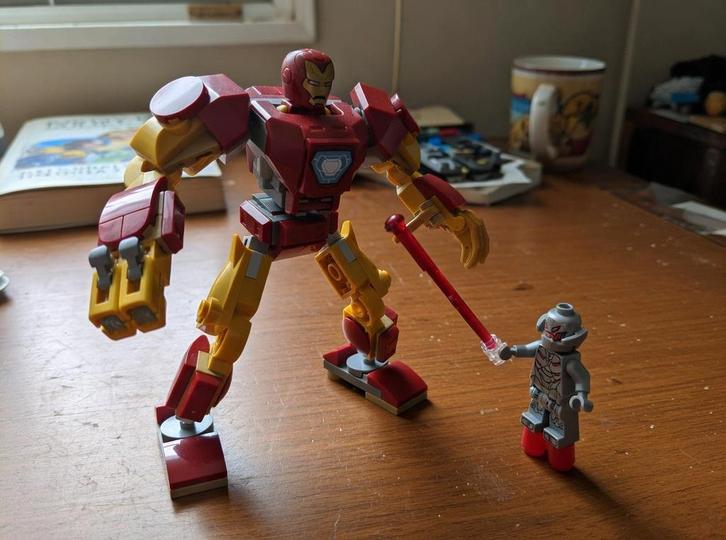 LEGO Marvel Iron Man vs. Ultron (76307) - Complete Set, Kinderen en Baby's, Speelgoed | Duplo en Lego, Zo goed als nieuw, Lego