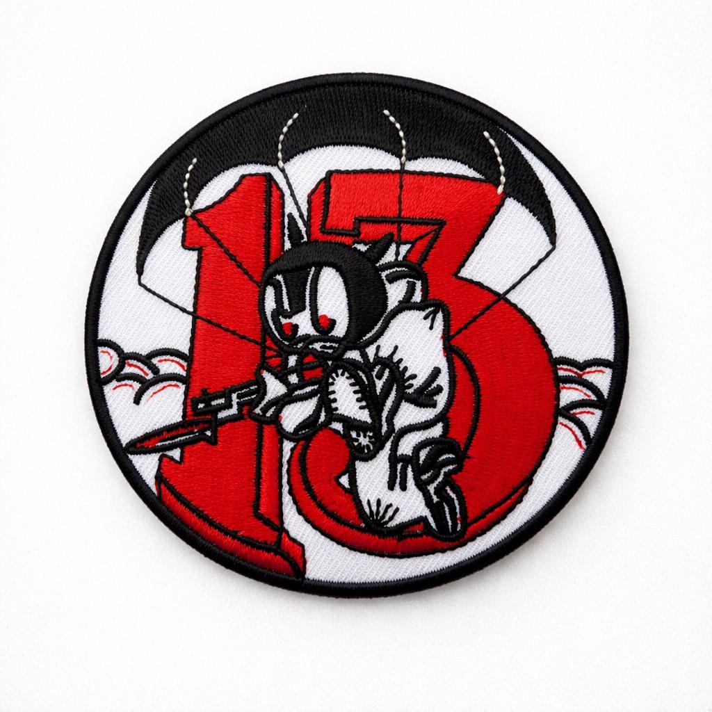 9x | 513th Parachute Infantry Regiment Embleem - Replica, Ophalen of Verzenden, Amerika, Embleem of Badge