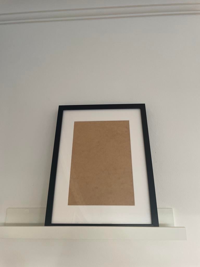 Ikea Ribba lijst zwart (42x32cm), Huis en Inrichting, Woonaccessoires | Lijsten, Ophalen of Verzenden, Zo goed als nieuw, Hout