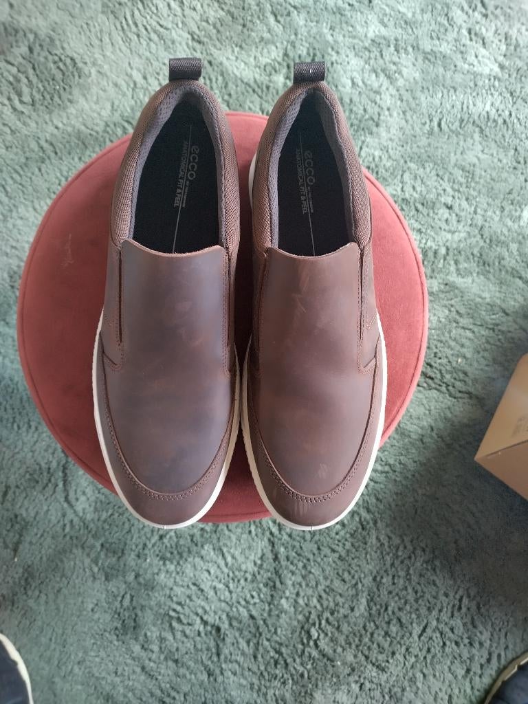 Ecco schoenen maat 45 nieuw in doos, Ecco, Bruin, Nieuw, Ophalen of Verzenden