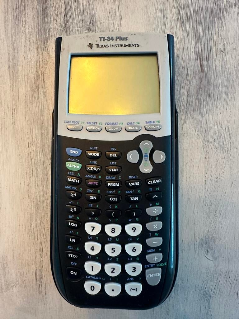 Texas Instruments TI-84 Plus C Silver Edition Grafisch, Diversen, Ophalen of Verzenden, Grafische rekenmachine, Zo goed als nieuw