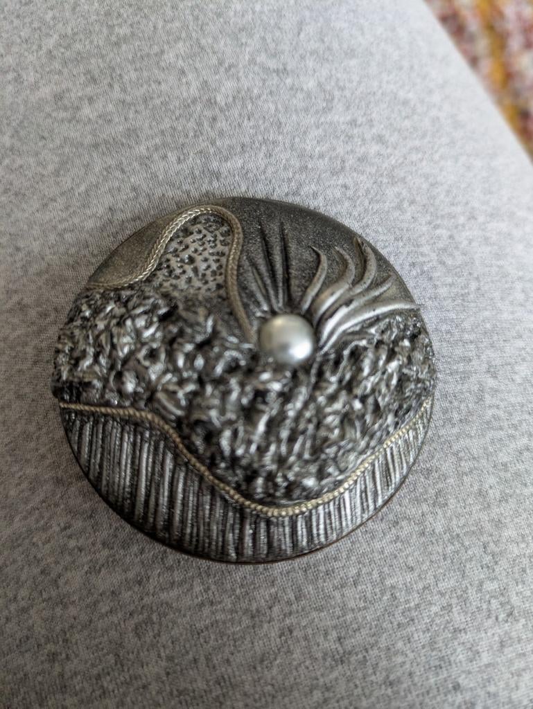 Broche, Ophalen of Verzenden, Zo goed als nieuw, Overige materialen