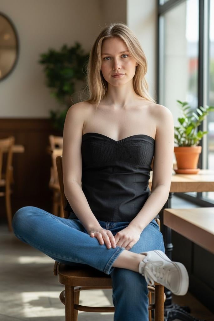 Zwart zacht corset from H&M, maat M. Met een zipper., Ophalen of Verzenden, Zo goed als nieuw, Zwart, Broek of Spijkerbroek