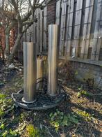 RVS Waterornament 40/60/80 cm met kuip en rooster, Ophalen, Gebruikt, Rvs, Waterornament