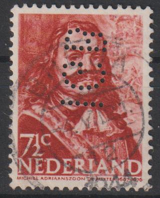 Perfin IGB in NVPH 412, Verzenden, Na 1940, Gestempeld