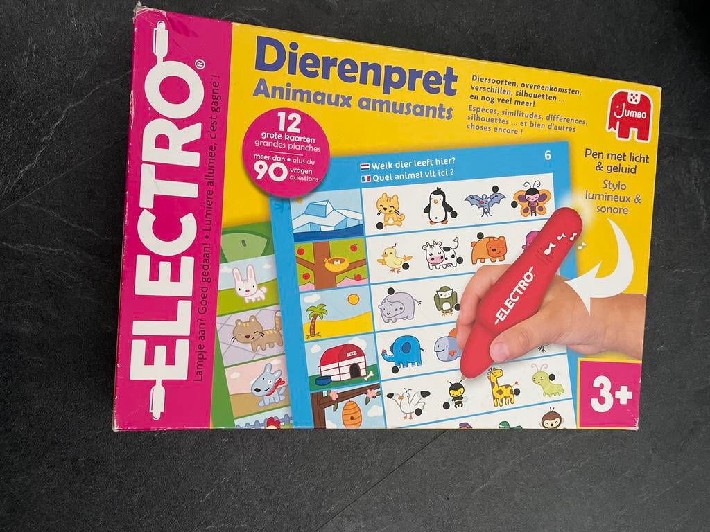 Jumbo Electro Dierenpret, Kinderen en Baby's, Speelgoed | Educatief en Creatief, Ophalen, Gebruikt, Ontdekken, Met licht