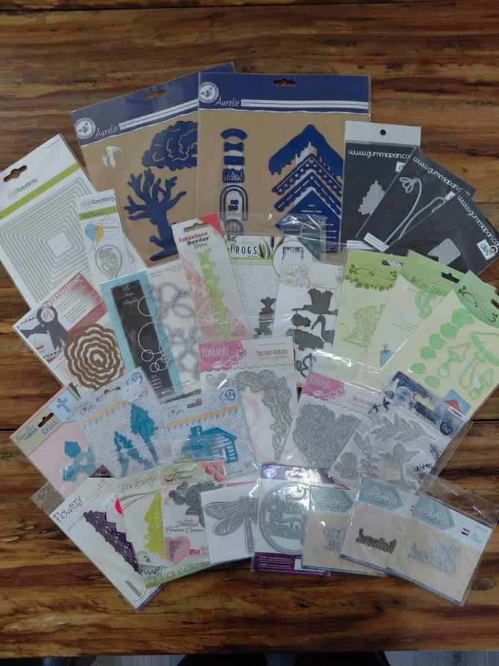 Snijmallen voor scrapbooking en kaarten maken, Hobby en Vrije tijd, Scrapbooking, Gebruikt, Frame of Mal, Overige merken, Ophalen of Verzenden