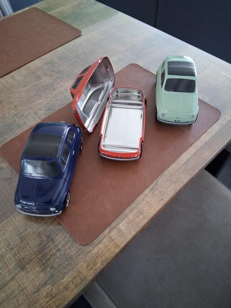 Fiat 500 opbergtrommel, Ophalen of Verzenden, Koek(jes)