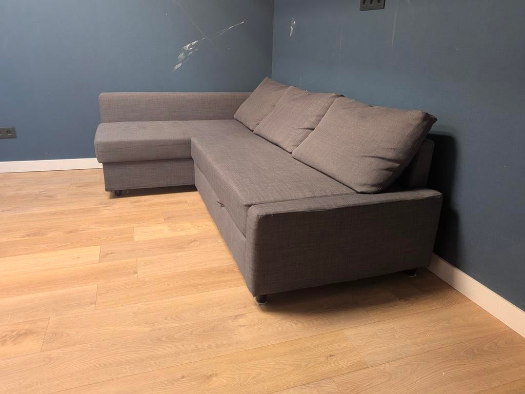 IKEA Friheten slaapbank, Huis en Inrichting, Slaapkamer | Slaapbanken, Ophalen, Zo goed als nieuw, Tweepersoons, 140 cm