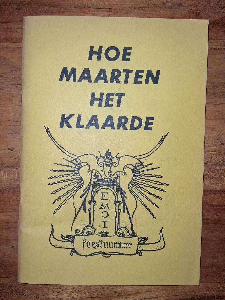 St. Maartens College Voorburg boekje 1975 E.M.O.I. TEAB, Boeken, Geschiedenis | Stad en Regio, Ophalen of Verzenden, 20e eeuw of later