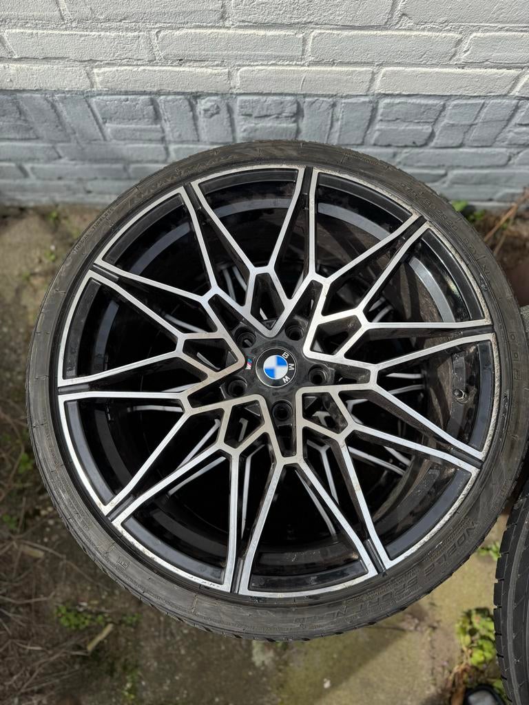 BMW F10 M pakket velgen met zomerbanden, Gebruikt, 255 mm, Banden en Velgen, Ophalen of Verzenden