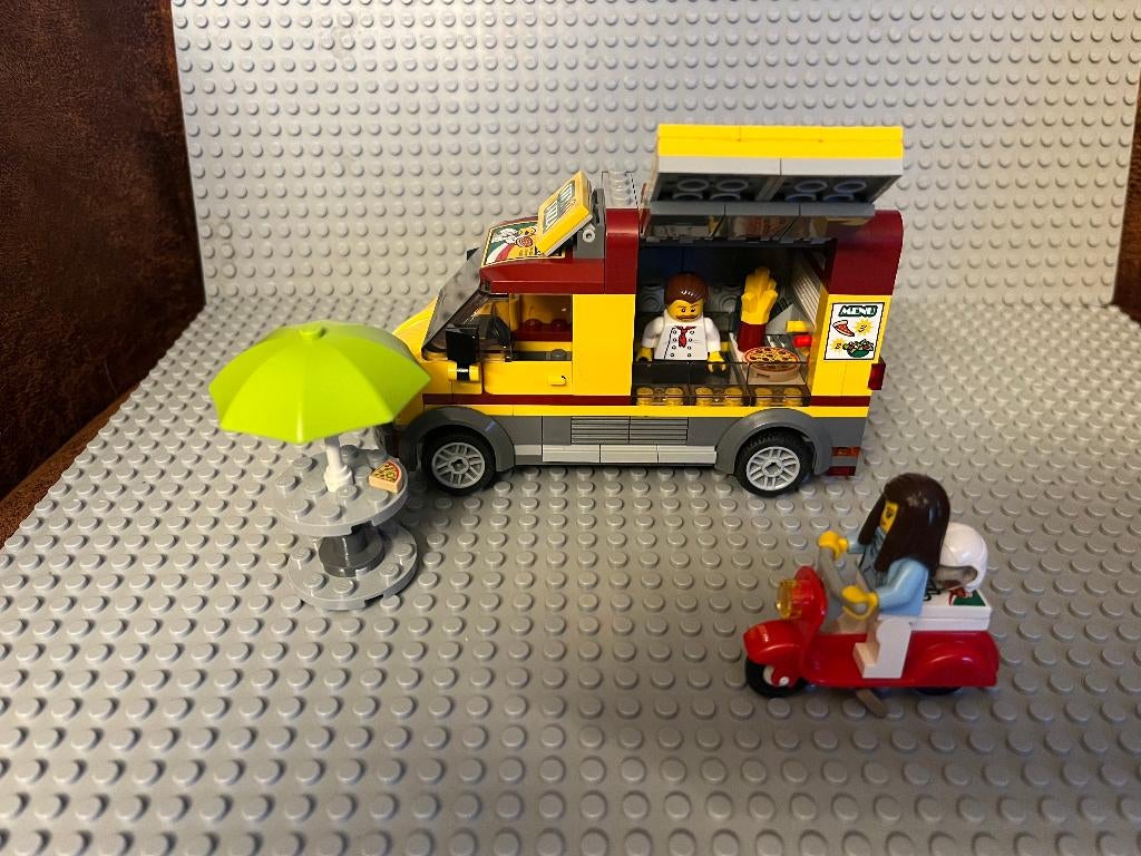 City 60150 Pizza Van, Compleet, City, Lego, Ophalen of Verzenden