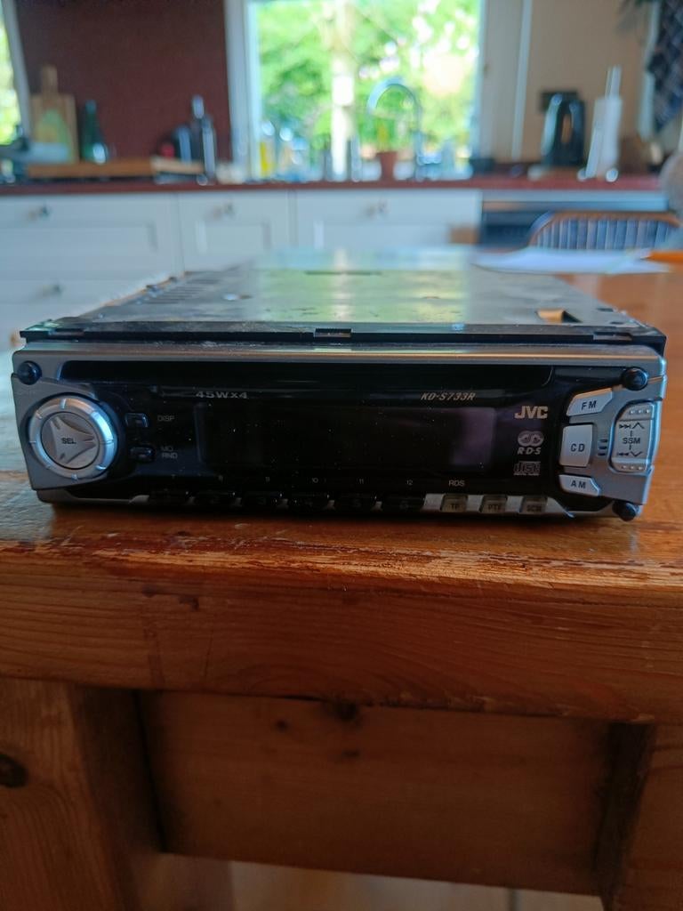 Autoradio jvc met cd speler, Ophalen, Gebruikt