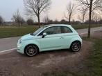 Fiat 500 Twinair Turbo 80pk 2018 mintgroen, Voorwielaandrijving, Stof, 905 kg, Origineel Nederlands
