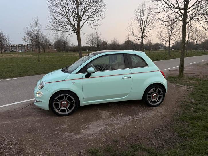 Fiat 500 Twinair Turbo 80pk 2018 mint carplay abarth velgen, Auto's, Fiat, Particulier, ABS, Airbags, Airconditioning, Apple Carplay