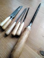 Set van 5 ijzervijlen met houten handvat, Ophalen of Verzenden
