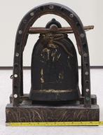 Antieke Bronzen Olifanten bel van de Thaise Karen Hill Tribe, Ophalen