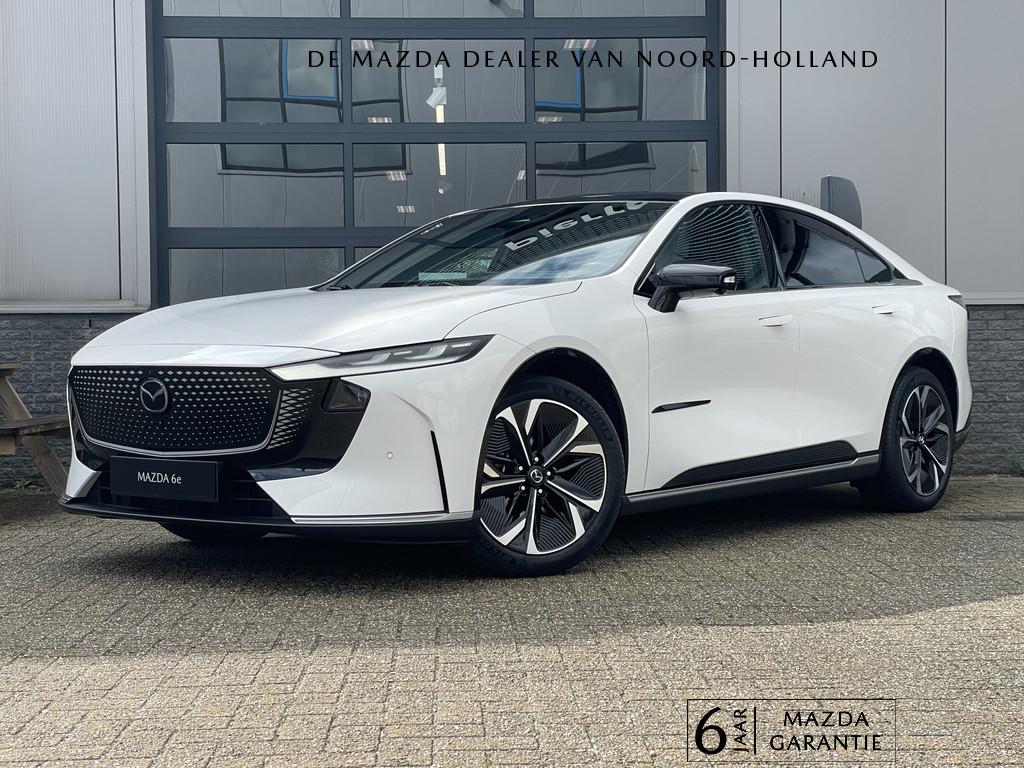 Mazda 6e Takumi 68.8 kWh | ZWART LEDER | 360 CAMERA | PANO |, Automaat, Achterwielaandrijving, Zwart, 1928 kg