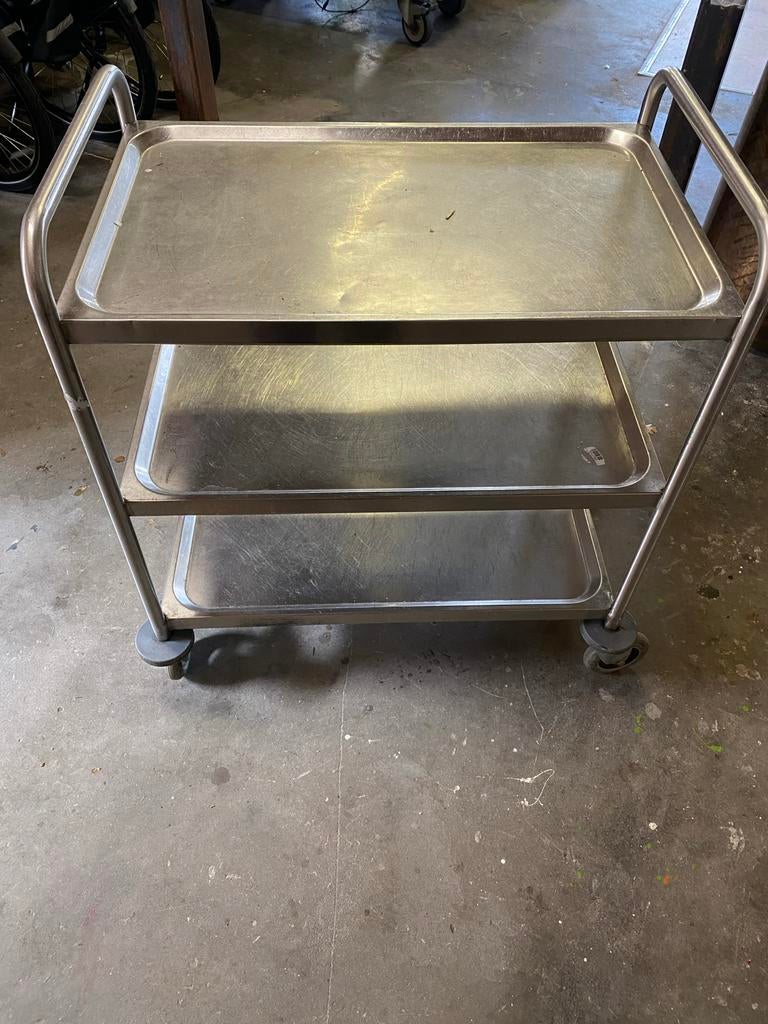 Serveerwagen, Ophalen, Gebruikt