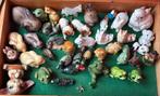 Verzameling van diverse beeldjes: konijnen, kikkers, eenden, Verzamelen, Dierenverzamelingen, Ophalen of Verzenden, Gebruikt, Overige soorten