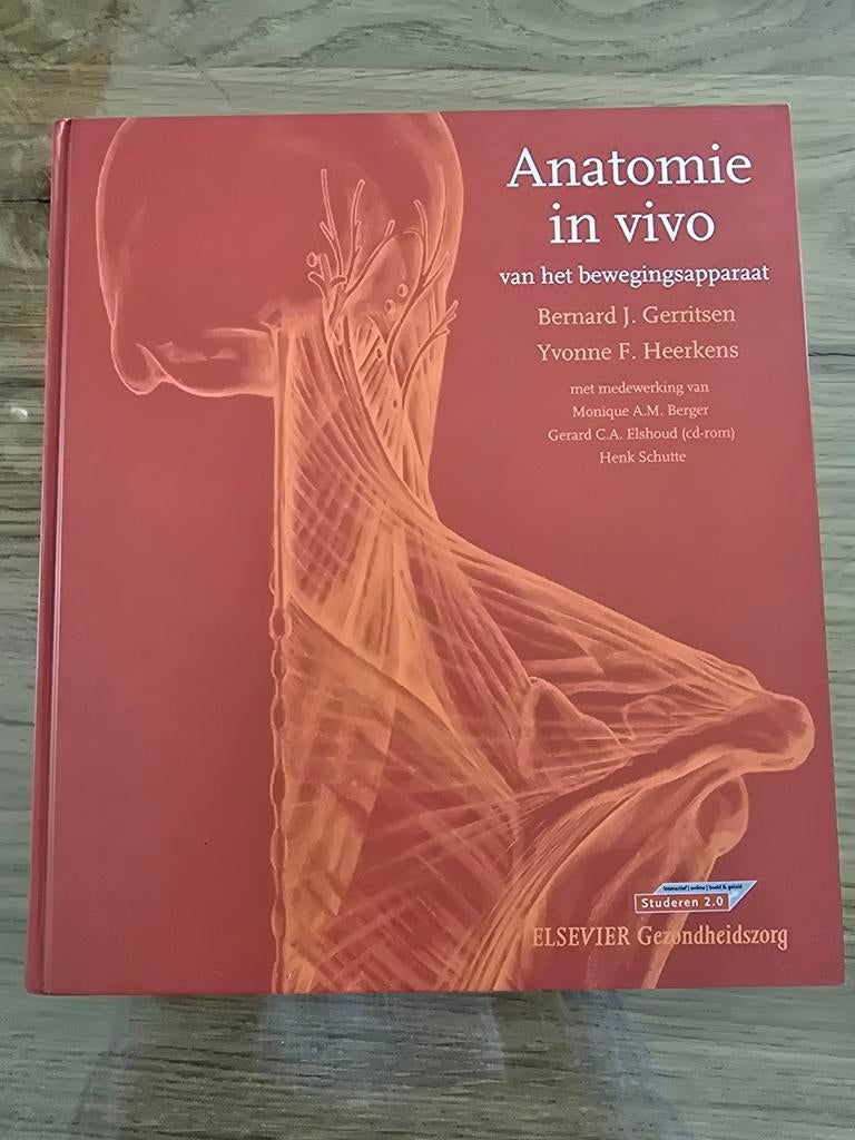 Anatomie in vivo van het bewegingsapparaat, Boeken, Gelezen, Bernard J. Gerritsen, Yvonne F. Heerkens, Beta, HBO