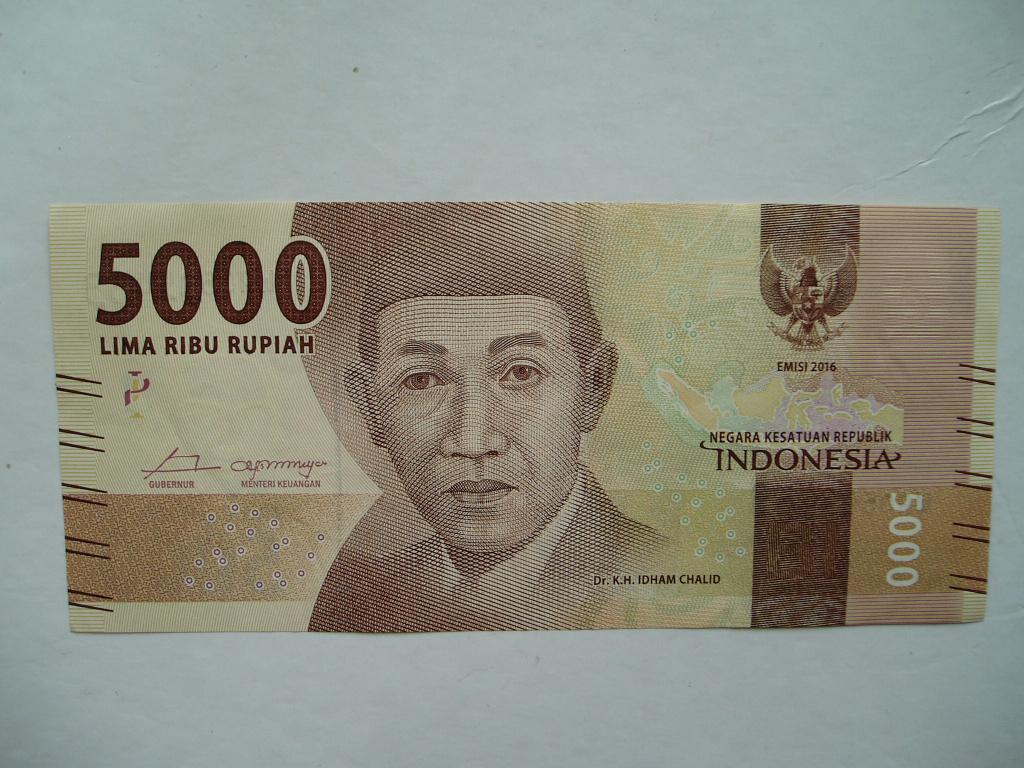 888. Indonesia, 5.000 rupiah 2016(2017) UNC Idham Chalid., Postzegels en Munten, Bankbiljetten | Azië, Verzenden, Zuidoost-Azië