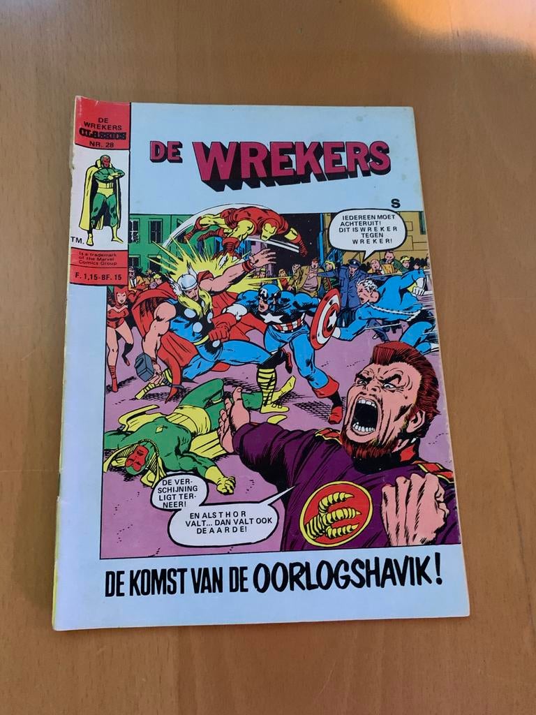 De Wrekers Classics Nr. 28 - De Komst van de Oorlogshavik, Boeken, Stripboeken, Eén stripboek, Ophalen of Verzenden, Gelezen