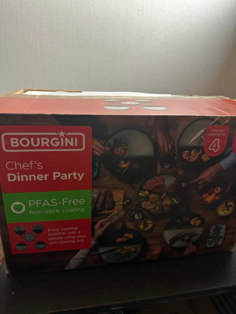 BOURGINI Chef's Dinner Party - Nieuw in doos, Overige typen, ., Nieuw, Ophalen of Verzenden