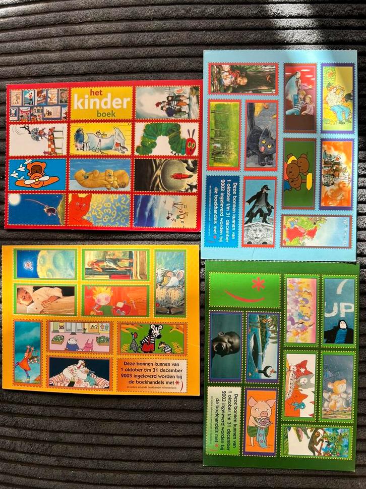 Aantal oude Boeken bonnen, Verzamelen, Ansichtkaarten | Themakaarten, 1980 tot heden, Ophalen of Verzenden