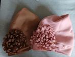 2 Chemo mutsjes - Roze/Camelbruin- Nieuw, Ophalen, Nieuw, One size fits all, Hoed