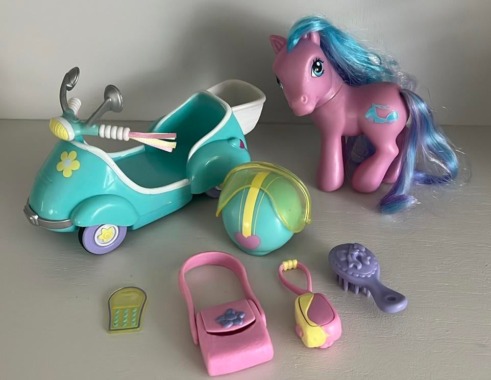 Vintage my little pony scooter 2002, Ophalen of Verzenden, Zo goed als nieuw