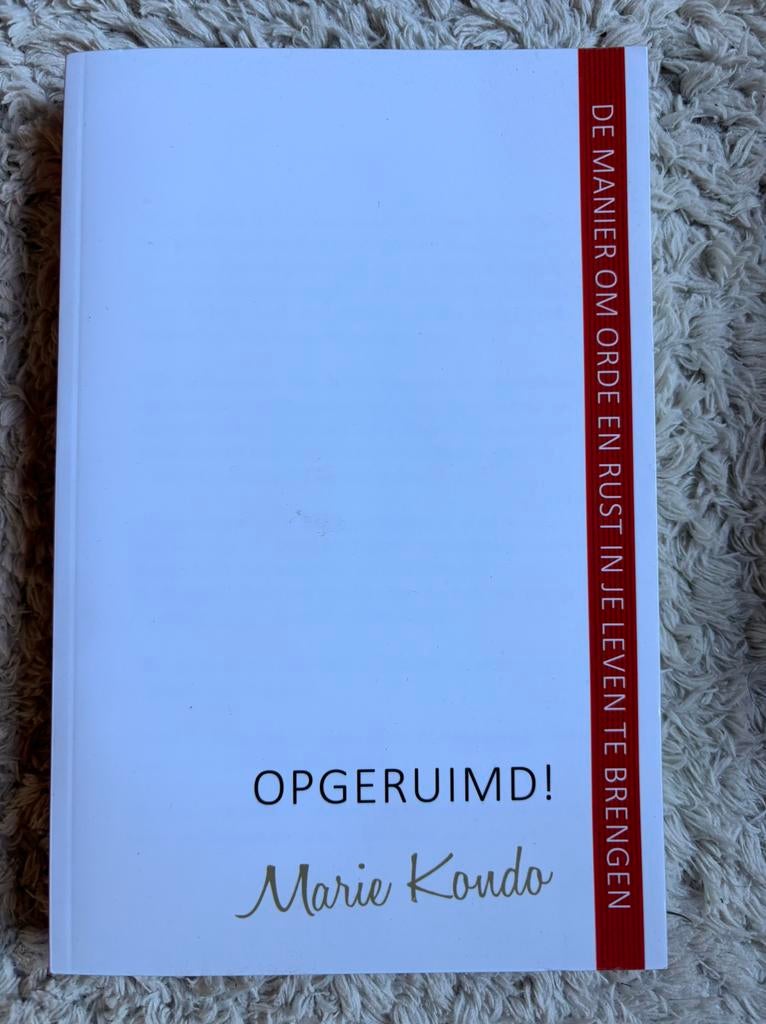 Opgeruimd- Marie Komdo, Boeken, Ophalen of Verzenden, Zo goed als nieuw