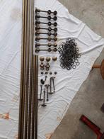 Messing Gordijnroede met toebehoren, Ophalen, Gebruikt, Minder dan 50 cm, Minder dan 100 cm