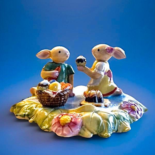 Villeroy & Boch Bunny Family                      Picknick., Diversen, Pasen, Zo goed als nieuw, Ophalen of Verzenden