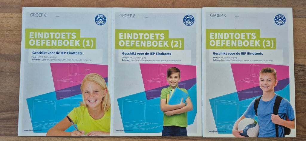 IEP Eindtoets Oefenboek deel 1-2-3, Ophalen, Zo goed als nieuw, Overige niveaus, Nederlands