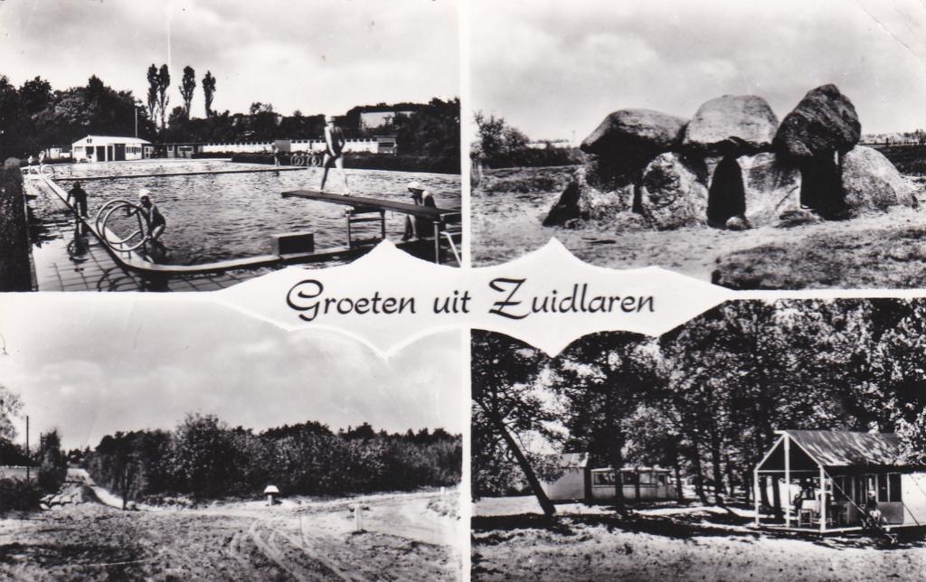 18284 Groeten uit Zuidlaren gelopen 1965 Drenthe, Verzenden, 1960 tot 1980, Gelopen, Drenthe