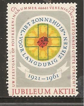 Nederland cinderella (Zonnehuis) 1961, Postzegels en Munten, Verzenden, Overige thema's