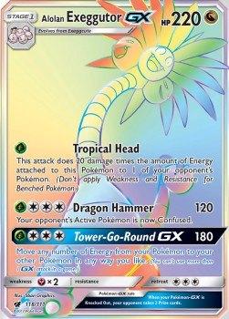 Alolan Exeggutor GX #118 - CIN -Crimson Invasion, Verzenden, Zo goed als nieuw