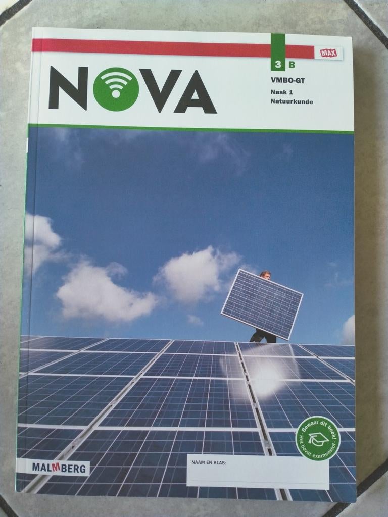 NIEUW NOVA Nask 1 Natuurkunde VMBO-GT 3B schoolboek, Boeken, Ophalen of Verzenden, Gelezen, VMBO, Natuurkunde