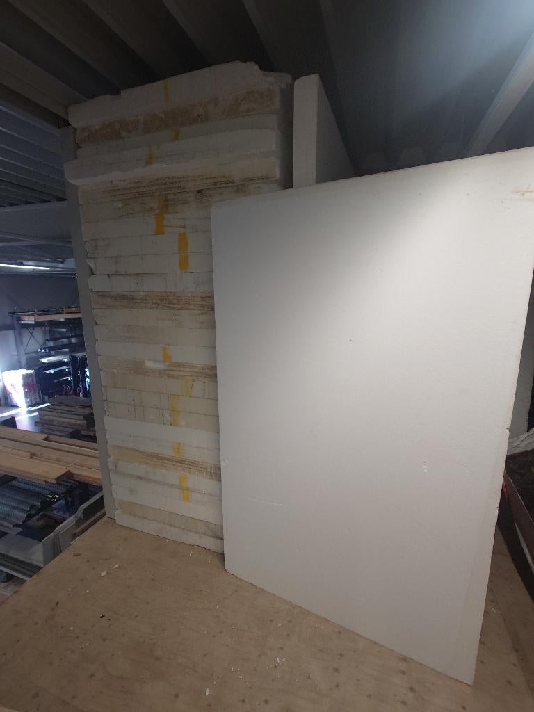 wand, vloer of dakisolatie EPS 100 mm 76.8 m2, Ophalen, Dakisolatie, Zo goed als nieuw, 15 m² of meer