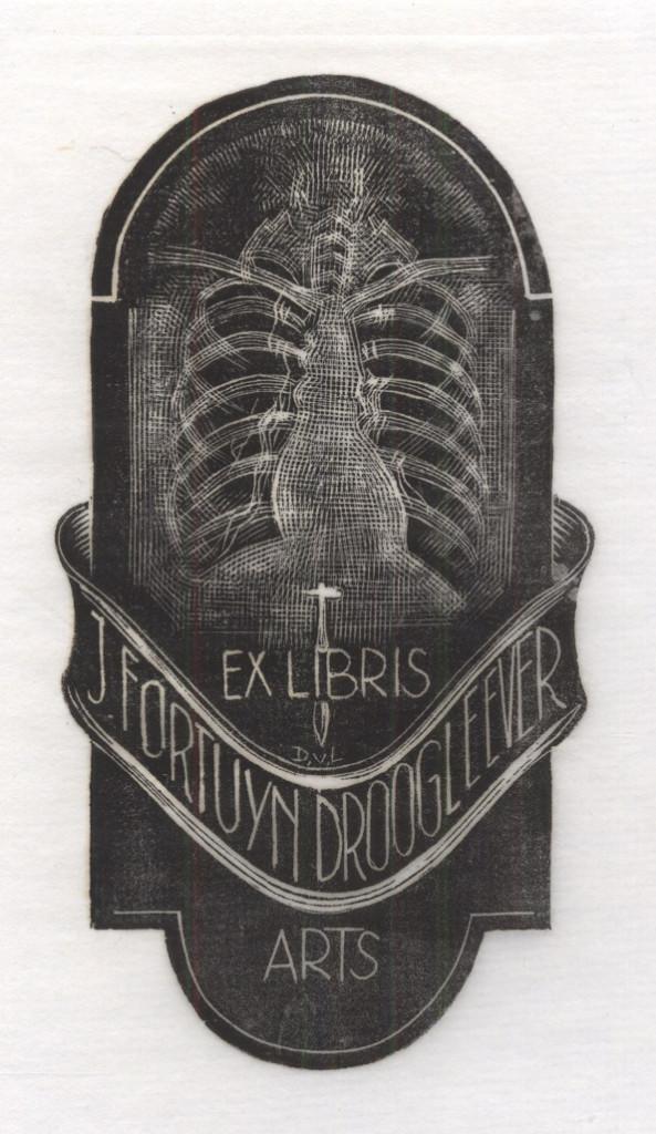 0259 Ex Libris Nederland : Dirk Govert van Luijn, 1946, Verzenden