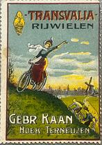sluitzegel Transvalia Gebr. Kaan rijwielen Hoek Terneuzen, Ophalen, Gebruikt