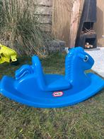 Little Tikes Hobbelpaard Blauw - Stevig en Veilig Speelgoed, Ophalen, Gebruikt