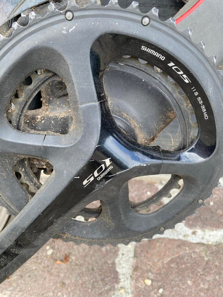 BMC Timemachine 2 - Onderdelen (Shimano 105), Gebruikt, Overige typen, Ophalen of Verzenden, Tijdrit-/triatlonfiets