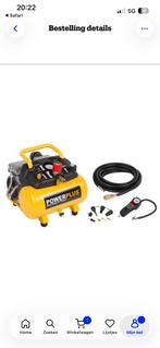 Silent compressor merk power plus., Doe-het-zelf en Verbouw, Compressors, Minder dan 25 liter, Ophalen of Verzenden, Zo goed als nieuw