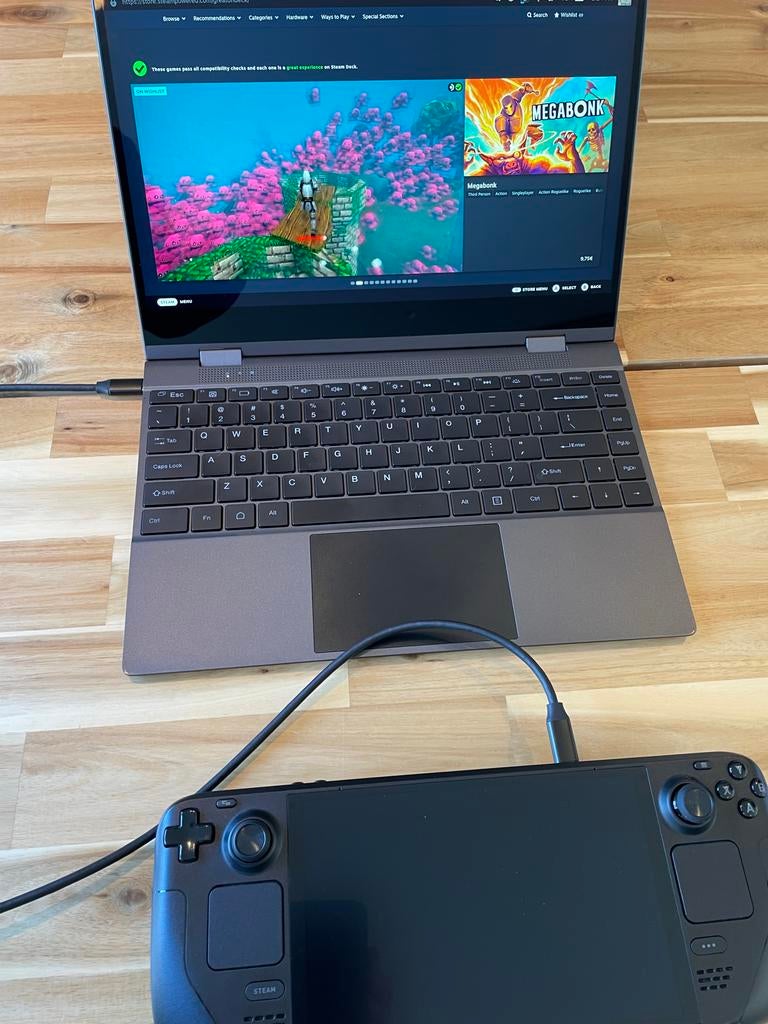 UPERFECT Lapdock X 14" Touchscreen 360 voor Steam Deck, Computers en Software, Gaming, Touchscreen, Nieuw, Ophalen of Verzenden