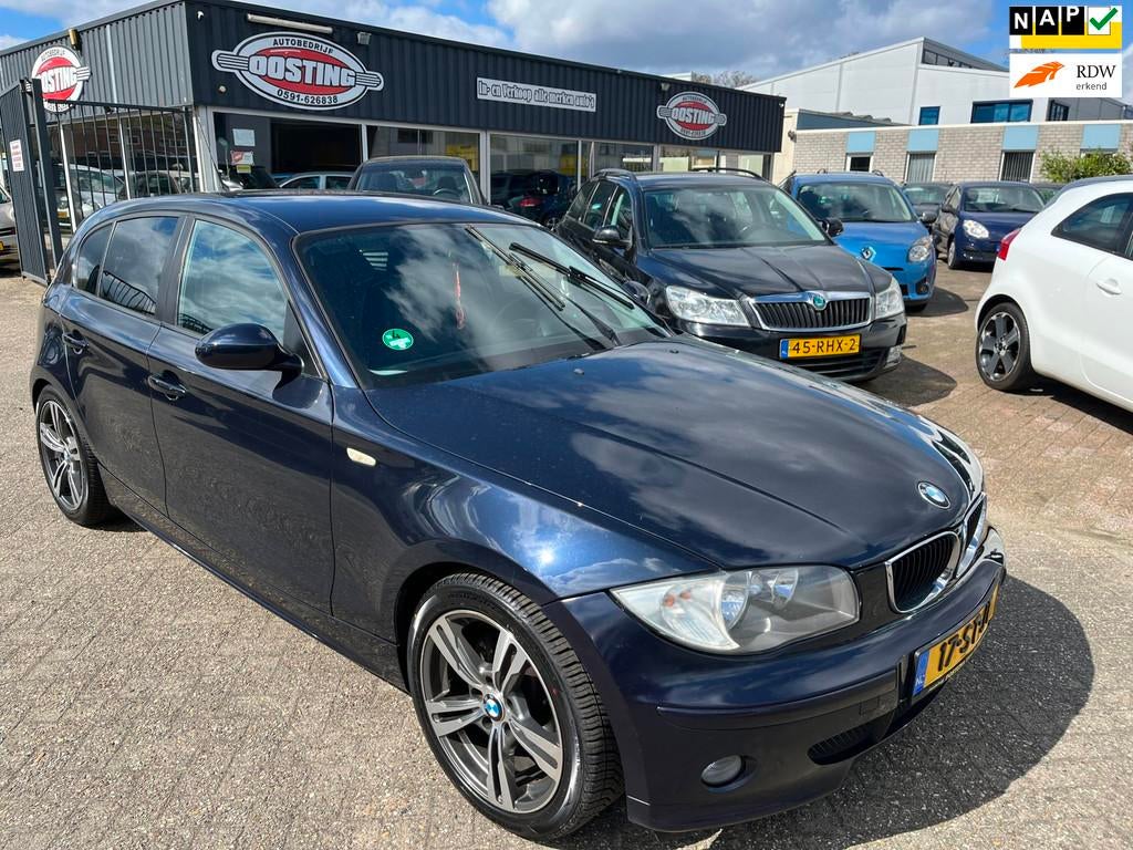 BMW 1-serie 118i(st-bekr,airco,lmv,bj06,2599,-), 1-Serie, Achterwielaandrijving, 4 cilinders, 129 pk