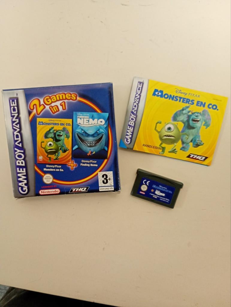 Monsters en Co & Finding Nemo, Avontuur en Actie, 1 speler, Ophalen of Verzenden, Zo goed als nieuw